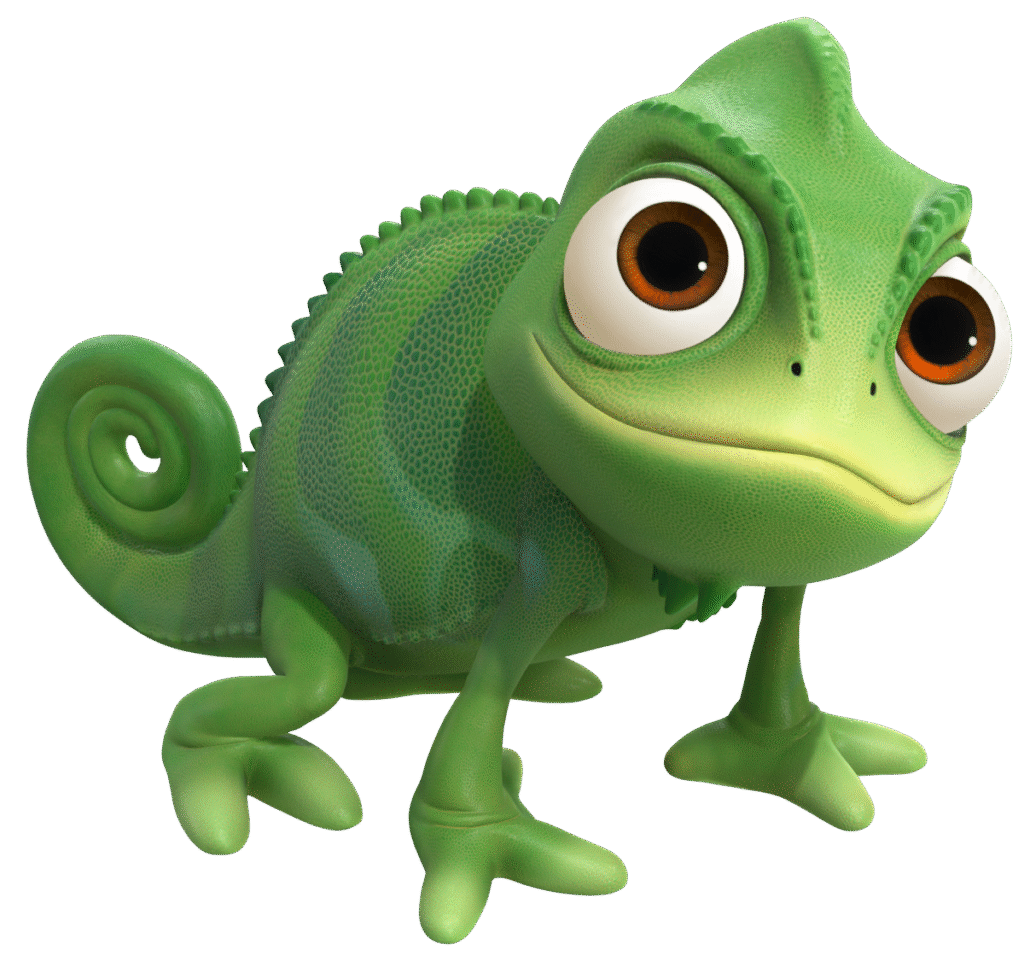 Green Pascal from Tangled (Rapunzel's side kick)
